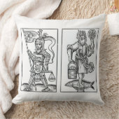 HermensulまたはIrmensul (残っている)およびCrodon (右の) ID クッション (ブランケット)