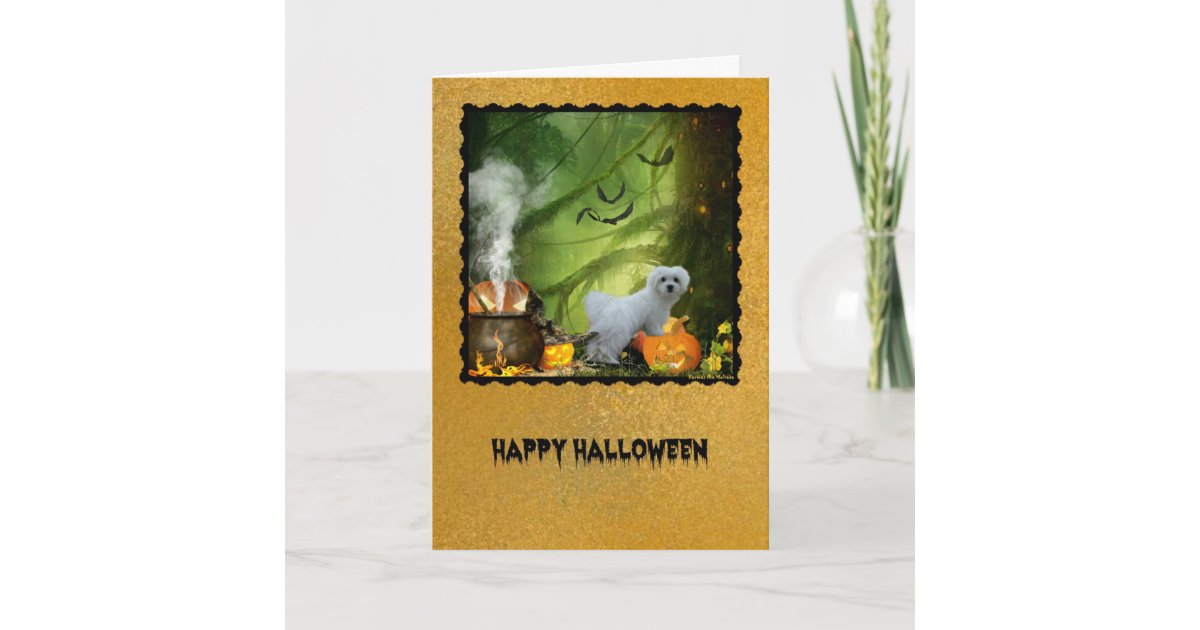 Hermesマルタのハロウィンの挨拶状 カード Zazzle Co Jp