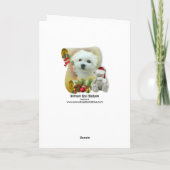 Hermesマルタのクリスマスの挨拶状 シーズンカード (裏面)