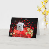 Hermesマルタのバレンタインの挨拶状 カード (黄色い花)