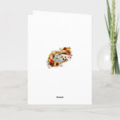 Hermesマルタの空白のなクリスマスの挨拶状 シーズンカード (裏面)