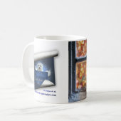 Hermesマルチーズ コーヒーマグカップ (正面左)