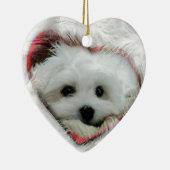 Hermesマルチーズ セラミックオーナメント (右)