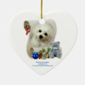 Hermesマルチーズ セラミックオーナメント (裏面)