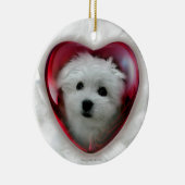 Hermesマルチーズ セラミックオーナメント (右)