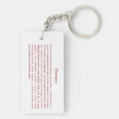 Hermes Keychain キーホルダー (裏面)