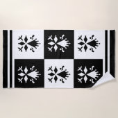 Hermine de Bretagne ビーチタオル (正面)