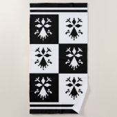 Hermine de Bretagne ビーチタオル (正面)