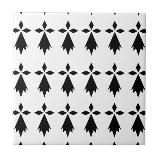 hermine drapeau Bretagne タイル (正面)