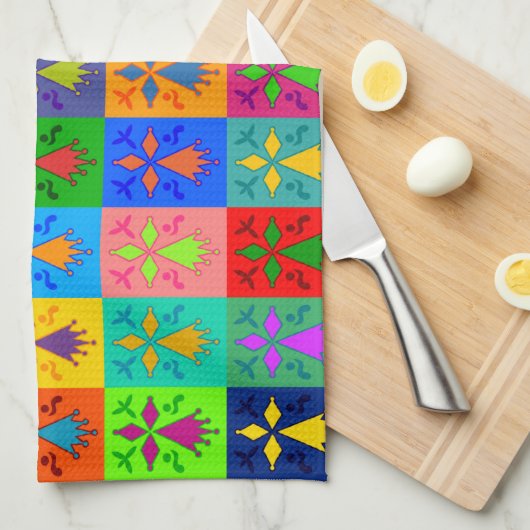 Hermine Pop キッチンタオル (四つ折り)