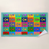 Hermine Pop ビーチタオル (正面)