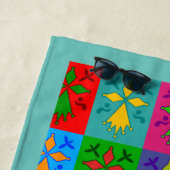 Hermine Pop ビーチタオル (インサイチュ)