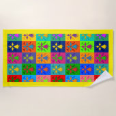 Hermine Pop ビーチタオル (正面)