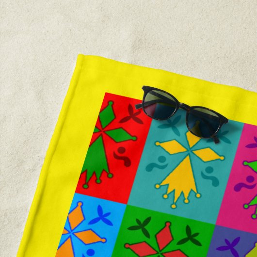 Hermine Pop ビーチタオル (インサイチュ)