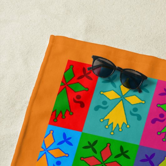 Hermine Pop ビーチタオル (インサイチュ)