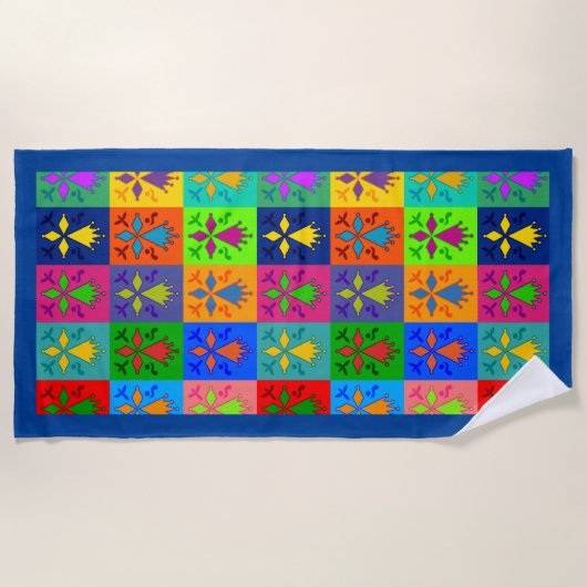 Hermine Pop ビーチタオル (正面)