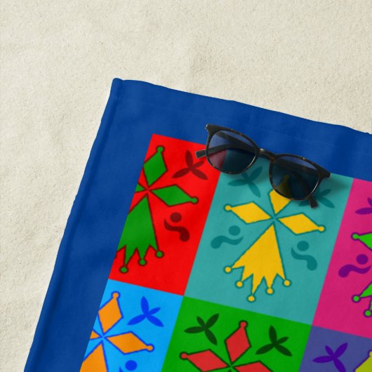 Hermine Pop ビーチタオル (インサイチュ)