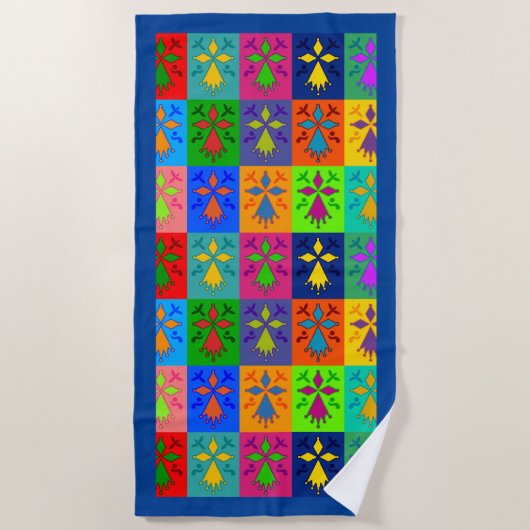 Hermine Pop ビーチタオル (正面)