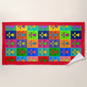 Hermine Pop ビーチタオル (正面)