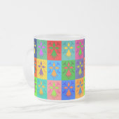 Hermine Pop フロストグラスマグカップ (正面左)