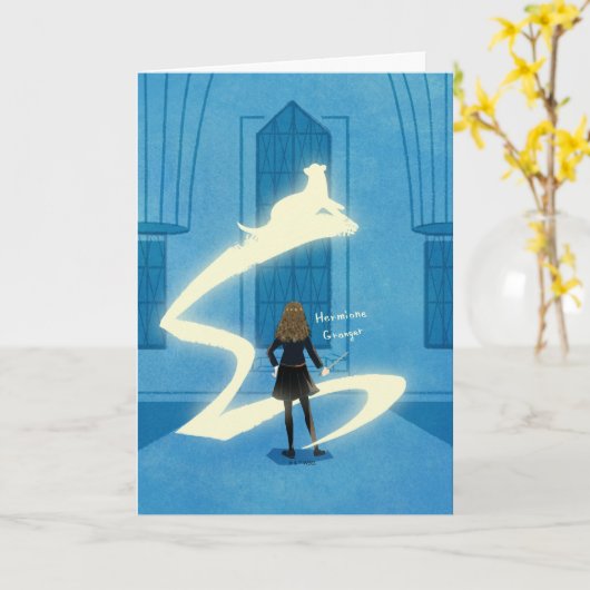 Hermione Granger Patronus Painting カード (黄色い花)