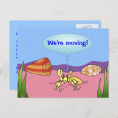 Hermit Crabの転職住所カード 案内ポストカード (正面/裏面)