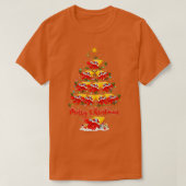 Hermit Crab Christmas Tree Lights Funny Hermit Cra Tシャツ (デザイン正面)