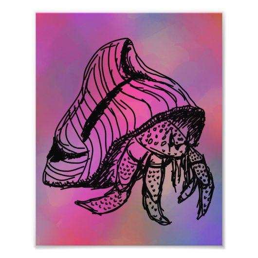 Hermit crab print フォトプリント            (正面)