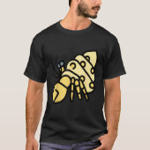 Hermit Crab Sea Shell Animal Shellfish Fun Tシャツ (正面)