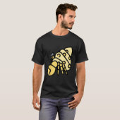 Hermit Crab Sea Shell Animal Shellfish Fun Tシャツ (正面フル)