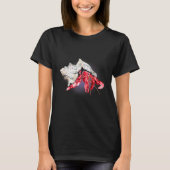 Hermit Crab Watercolor Fantasy Mythical Mystic Tシャツ (正面)