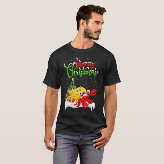 Hermit Crab   Xmas Decorations Hermit Crab Christm Tシャツ (正面フル)