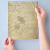 Hermit Crabs Scripture Scrapbook Paper チラシ (手)