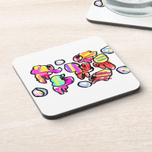 Hermit crabs summer  コースター (左側)