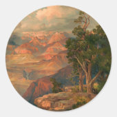 Hermit Rim Roadからアリゾナのグランドキャニオン, 1913 ラウンドシール (正面)