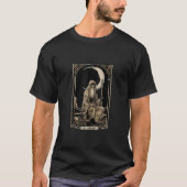 Hermit Tarot Card Gothic Tarot Fortune Teller Occu Tシャツ (正面)