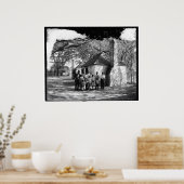 Hermitage, Savannah, Ga. c1907のブラックファミリー ポスター (キッチン)