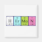 Hermon周期表名磁石 マグネット (正面)
