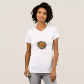 Hermosaのビーチのシール Tシャツ (正面フル)