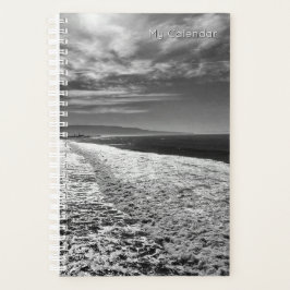 Hermosaビーチ、白黒の写真 プランナー手帳