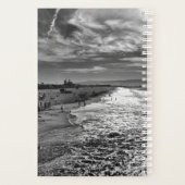 Hermosaビーチ、白黒の写真 プランナー手帳 (裏面)