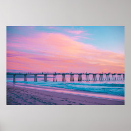 HERMOSAビーチ（米国カリフォルニア州） ポスター