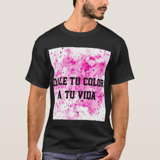 Hermosa camiseta decorada  tシャツ
