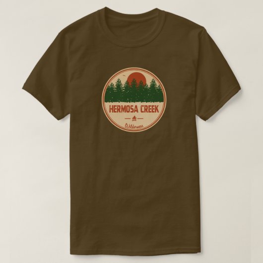 Hermosa Creek Wilderness Colorado Tシャツ (デザイン正面)