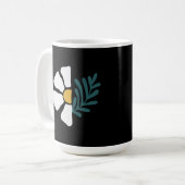 Hermosa flor abstracta コーヒーマグカップ (正面左)