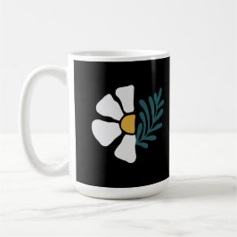 Hermosa flor abstracta コーヒーマグカップ