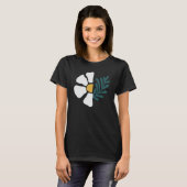 Hermosa flor abstracta tシャツ (正面フル)