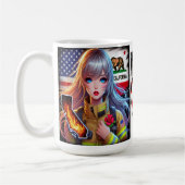 HERMOSA TAZA EN SOLIDARIDAD CON CALIFORNIA コーヒーマグカップ (左)