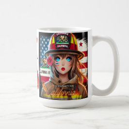 HERMOSA TAZA EN SOLIDARIDAD CON CALIFORNIA コーヒーマグカップ