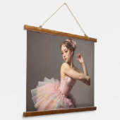 Hermosas bailarinas con dulces colores Tapiz 吊り下げ型タペストリー (傾斜あり)